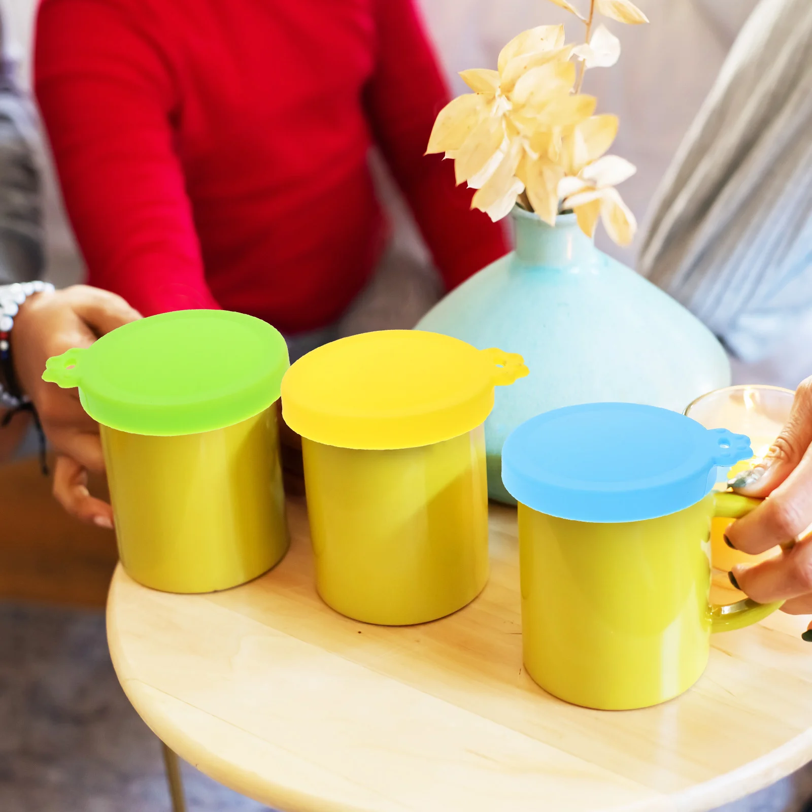 

6Pcs Can Silicone Caps Flexible Silica Gel Covers for Cat Dog Food Cans Beverage Drink Lids Beer Can Covers Silicone Cup Lids