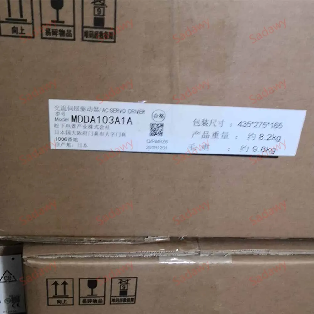 Pana-sonic novo e usado original mdda153a1a mdda083a1a mdda103a1a mdda203a1a servo driver com garantia teste feito