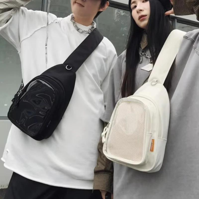 

Милый японский рюкзак-итабэг для девочек из мягкого нейлона, сумка через плечо для кукол 10 см, женская сумка-слинг с дисплеем, модель 2026