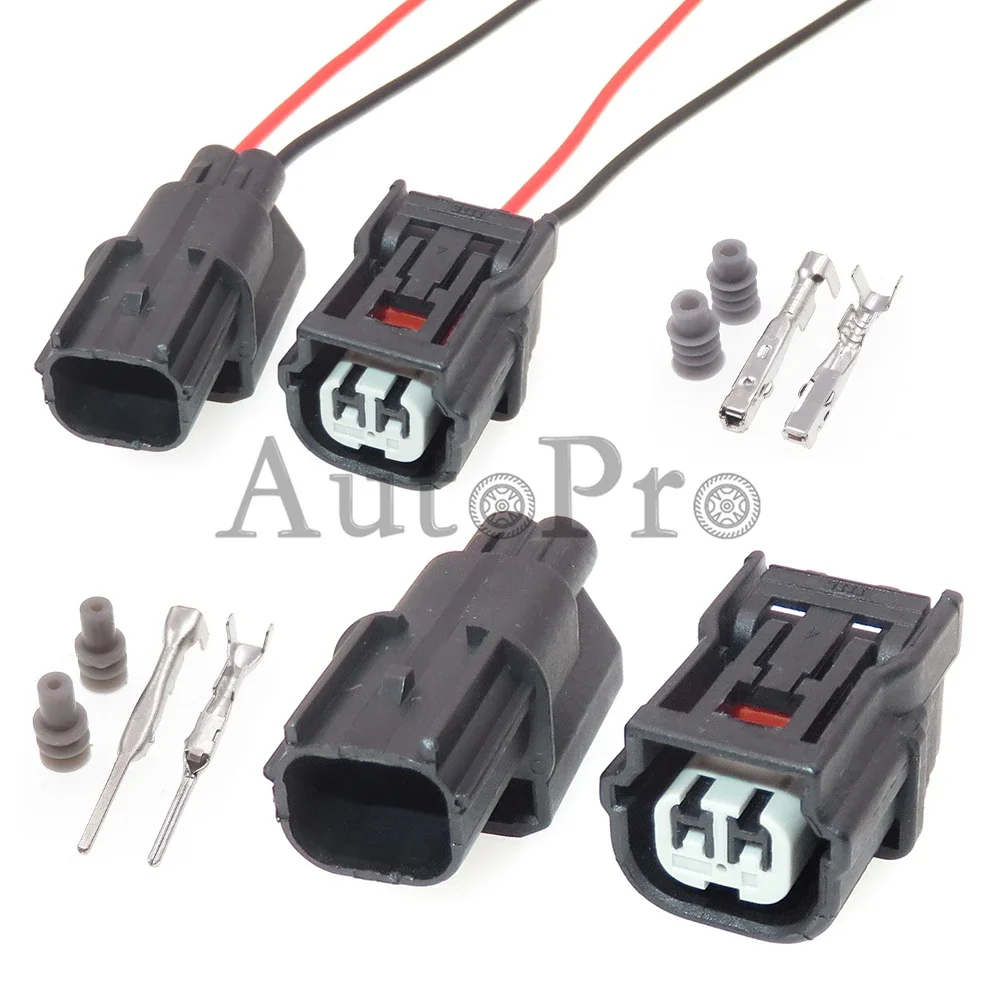 1 Set 2 Hole AC Assembly Auto Electric Cable Plug 6189-7036 6189-6905 Inlet Pressure Sensor/Turn Signal Lamp Socket for Car