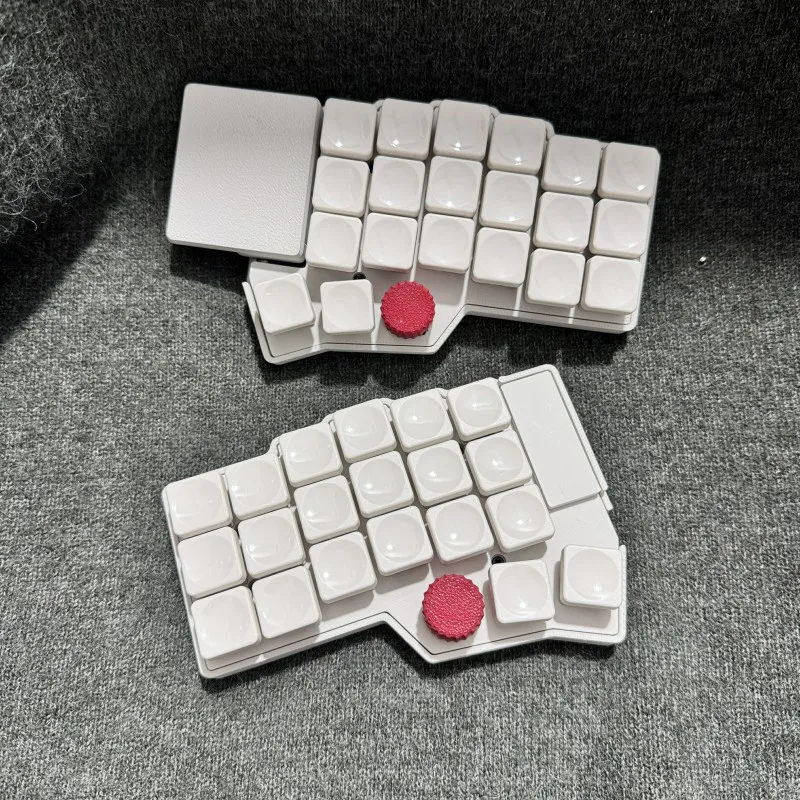 Diskon Besar Corne V4.1 Procyon Kit Keyboard Terpisah Kustom RGB VIA Bantalan Sentuh dengan Kenop Mouse Hot-swap DIY Ergonomi untuk Gamer MX