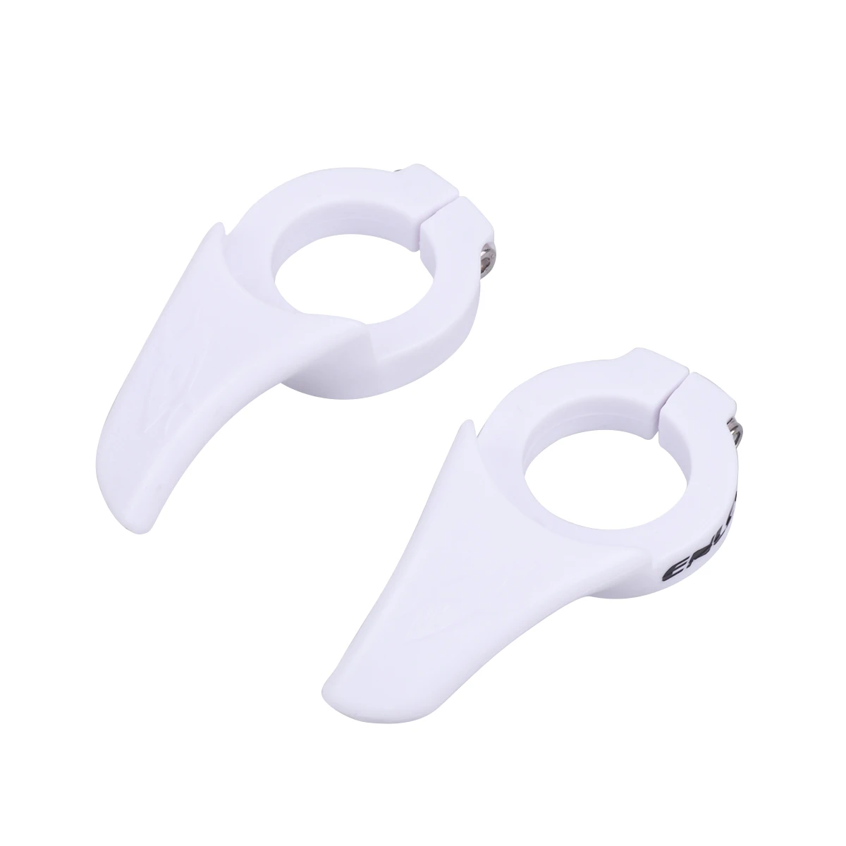 

1 Pair Ergonomic Horn Handlebar Lightweight Wrist Rest Bar For Road Handlebar For Road Bike Mountain Bike Cycling (White)