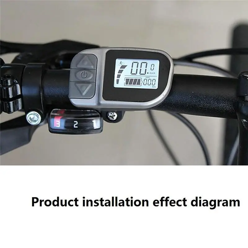 Ebike Dsiplay VLCD6 6Pin LCD Display for TONGSHENG TSDZ2 Electric Bicycle Central Mid Motor HOT