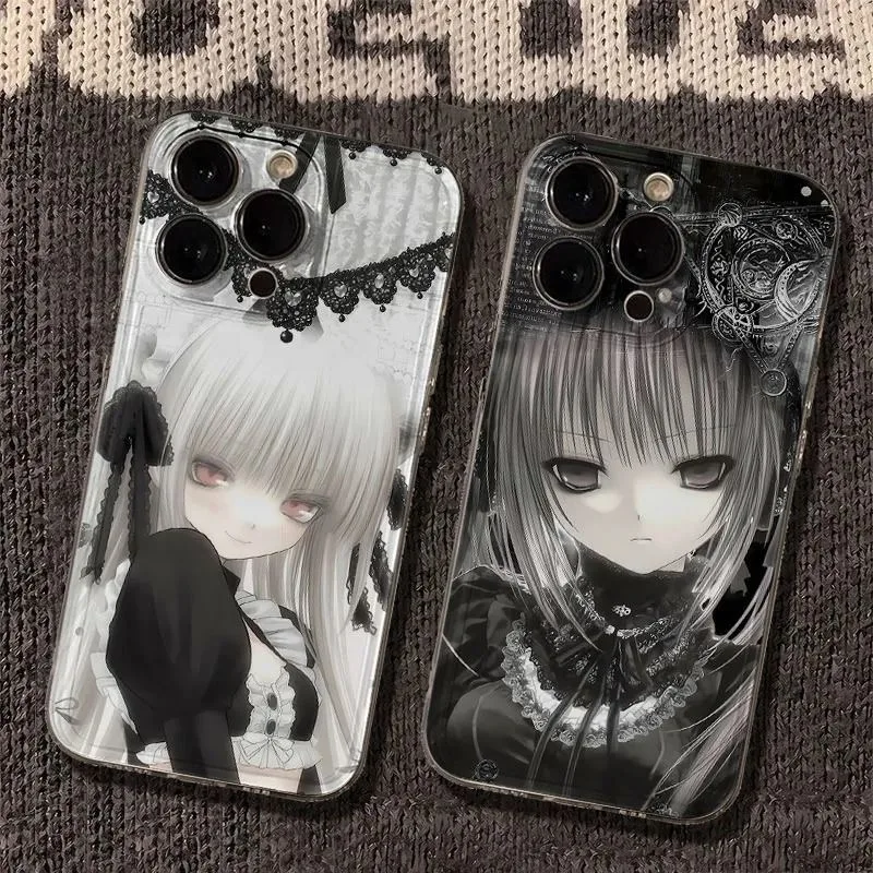 

luxury Goth cute girl Phone Case for Huawei Honor Magic X6C X7A X8C X7d X9d X9a X9b X8b X7b 90 20 7 P40 P30 SE Lite 4G 5G Clear