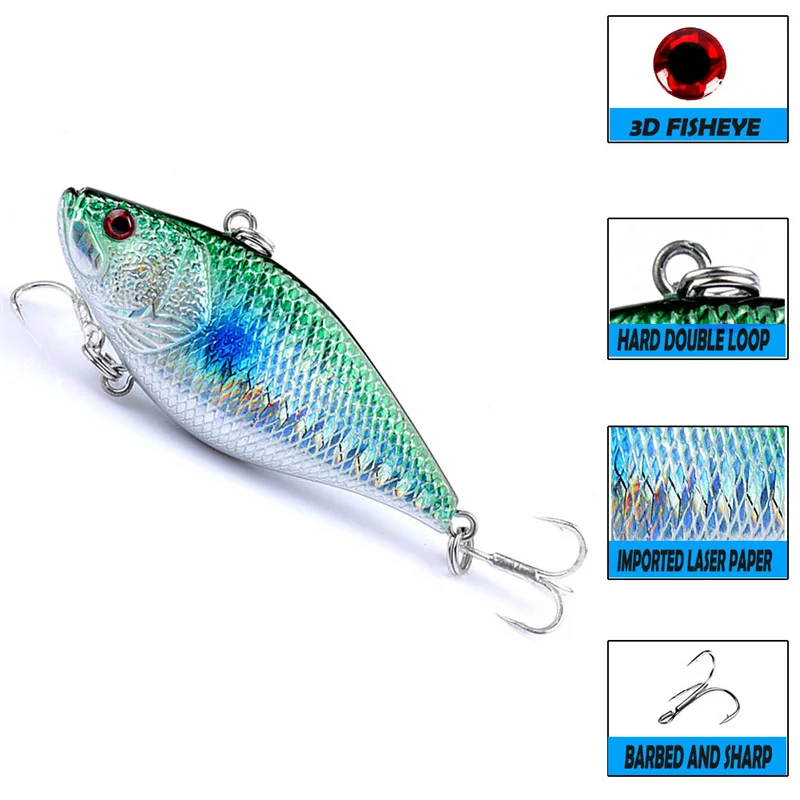 6.6cm11.5g Slider Jerkbait  Wobblers for Pike Crankbait Fishing Lure  Predator Fishing Luresrotating Spinners Easy Shiner