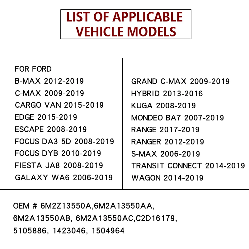2 قطعة ضوء لوحة الأرقام لفورد فييستا فوكس كوغا مونديو غالاكسي Ecosport رينجر اكسبلورر مصباح ترخيص LED #6