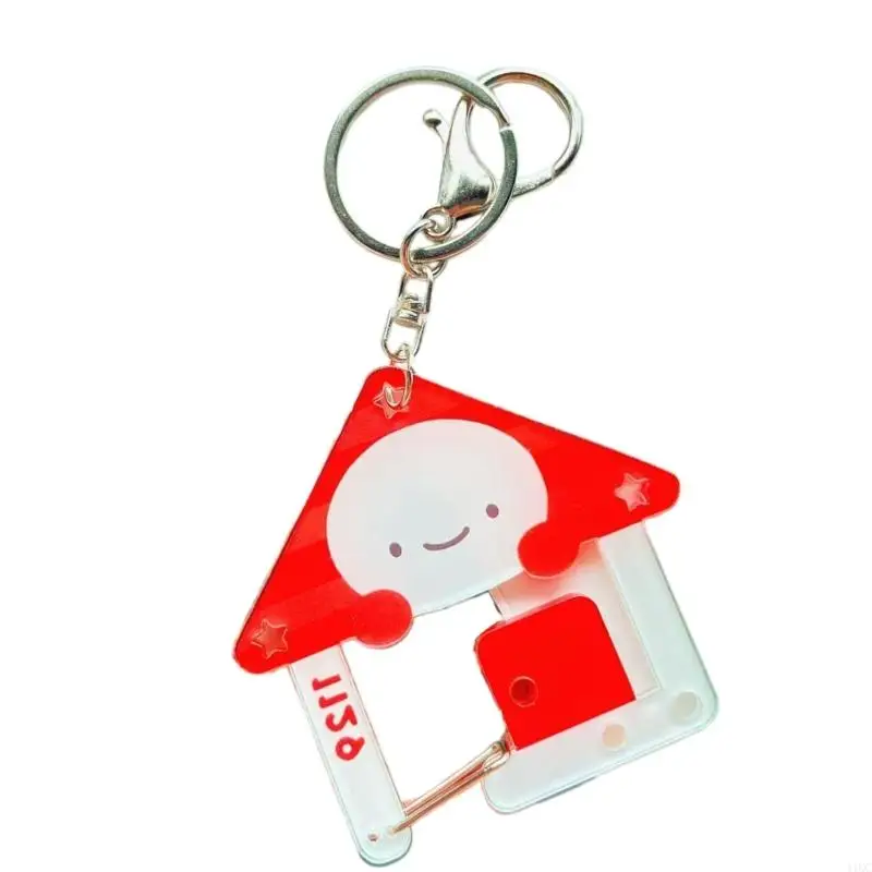 2025 سحر كرتون نابض بالحياة جديد لملحقات الحيوانات الأليفة الملحقات Carabiner Keychain للمغامرات اليومية #5