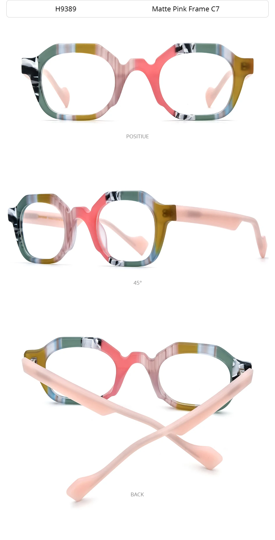 HEPIDEM Acetat Brille Männer Marke Designer Oversize Große Größe Brillen Rahmen Japanische Handgemachte Brille Männer Dicke Brillen 9374 – Detail 13
