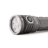 Skilhunt EC300 (High CRI Version, 4000K, Ra95) Multi-LED Sources Flashlight, White/Red/Green/Blue Lights, 2300 Lumens, 21700