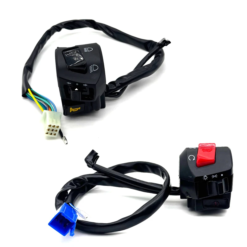 22mm Motorcycle Switches Horn Button Turn Signal Electric Fog Lamp Light Start Handlebar Controller Buttons For Motorbike CBR