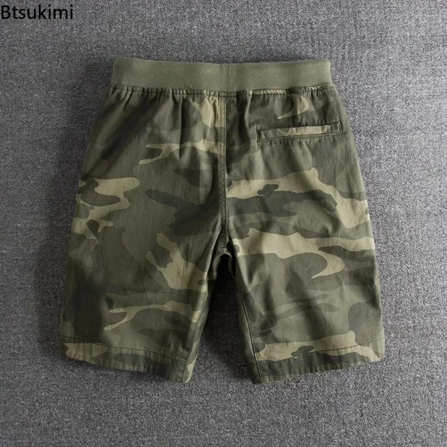 2024 Summer High Quality Camouflage Shorts Men Casual Shorts Fashion Elastic Waist Comfort Loose Personalized Sweatpants for Men