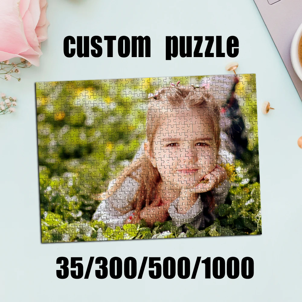 35/300/500/1000 Stück personalisiertes Foto-Selfie-Puzzle. Passen Sie Ihr Puzzle individuell an, um ein einzigartiges Geschenk zu kreieren