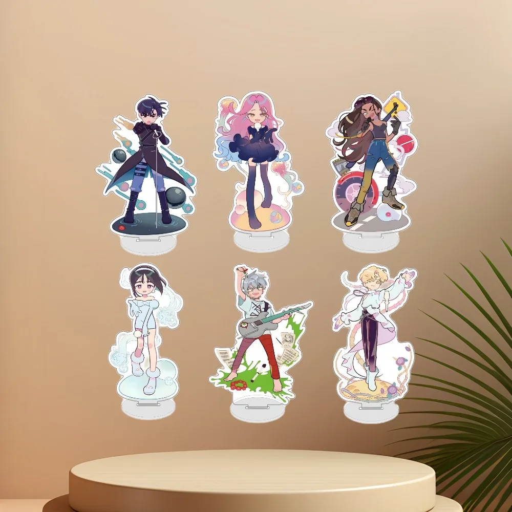 

Diy Alien Stage Till Acrylic Board Figure Stand Model Anime Peripherals Originality Cartoon Desktop Ornament Holiday Gifts