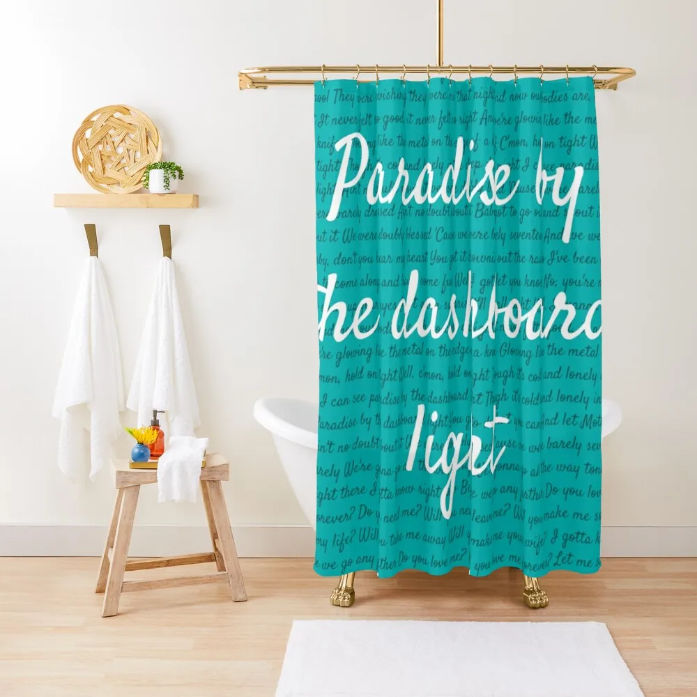

Paradise by the dashboard light Shower Curtain For Bathroom Shower Bath Anti-Mold Waterproof Shower Curtain