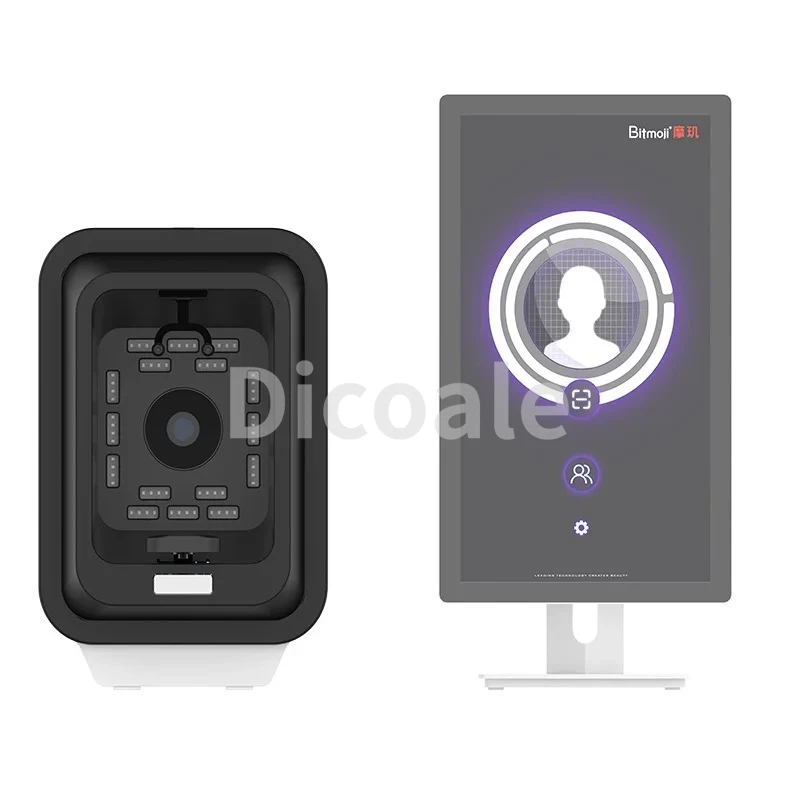 2023 die neueste ai Haut analysator Maschine Feuchtigkeit erkennung 3D Gesichtshaut analyze Gesichts scanner Schönheits salon verwendet Haut analysator