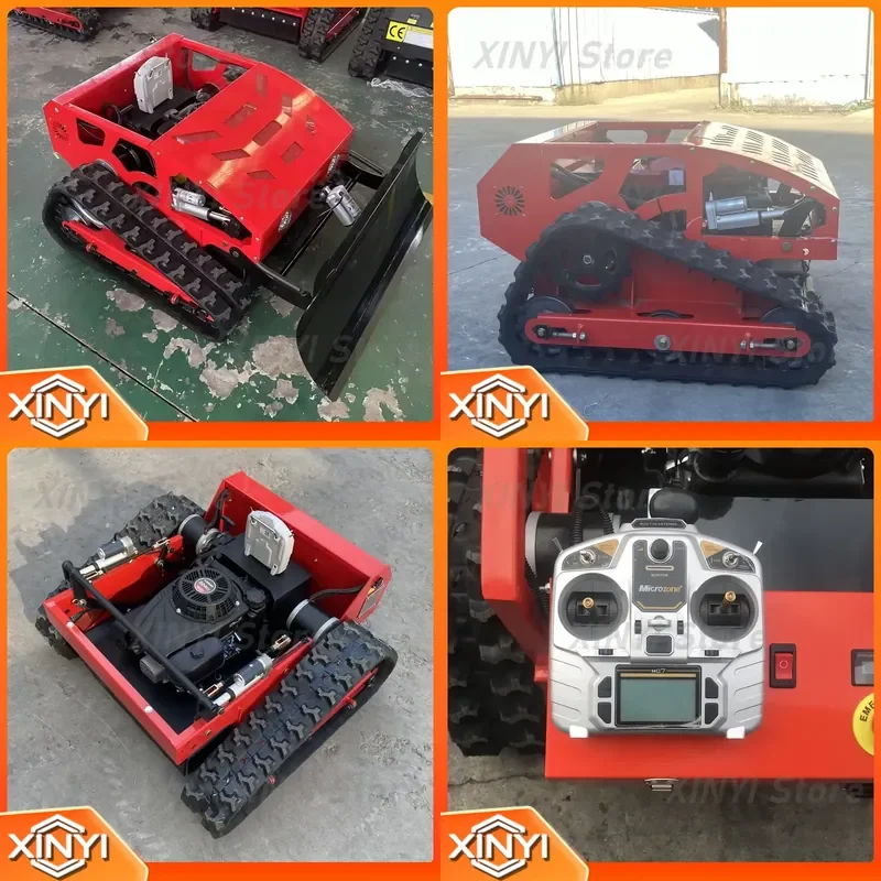 for H-550L Gas Lawn Mower Remote Controlled Turn Mower with Shovel for Residential and Commercial Lawn Care Garden Tractor