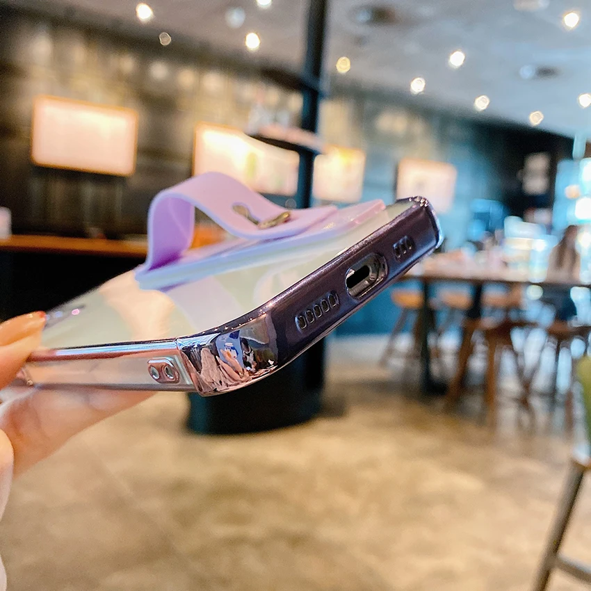 아이폰 16 15 14 13 프로 12 11 맥스 플러스 16프로맥스용 손목 스트랩 폰 케이스 홀더 폰 케이스 풀 랩 15프로맥스 커버 하드 쉘