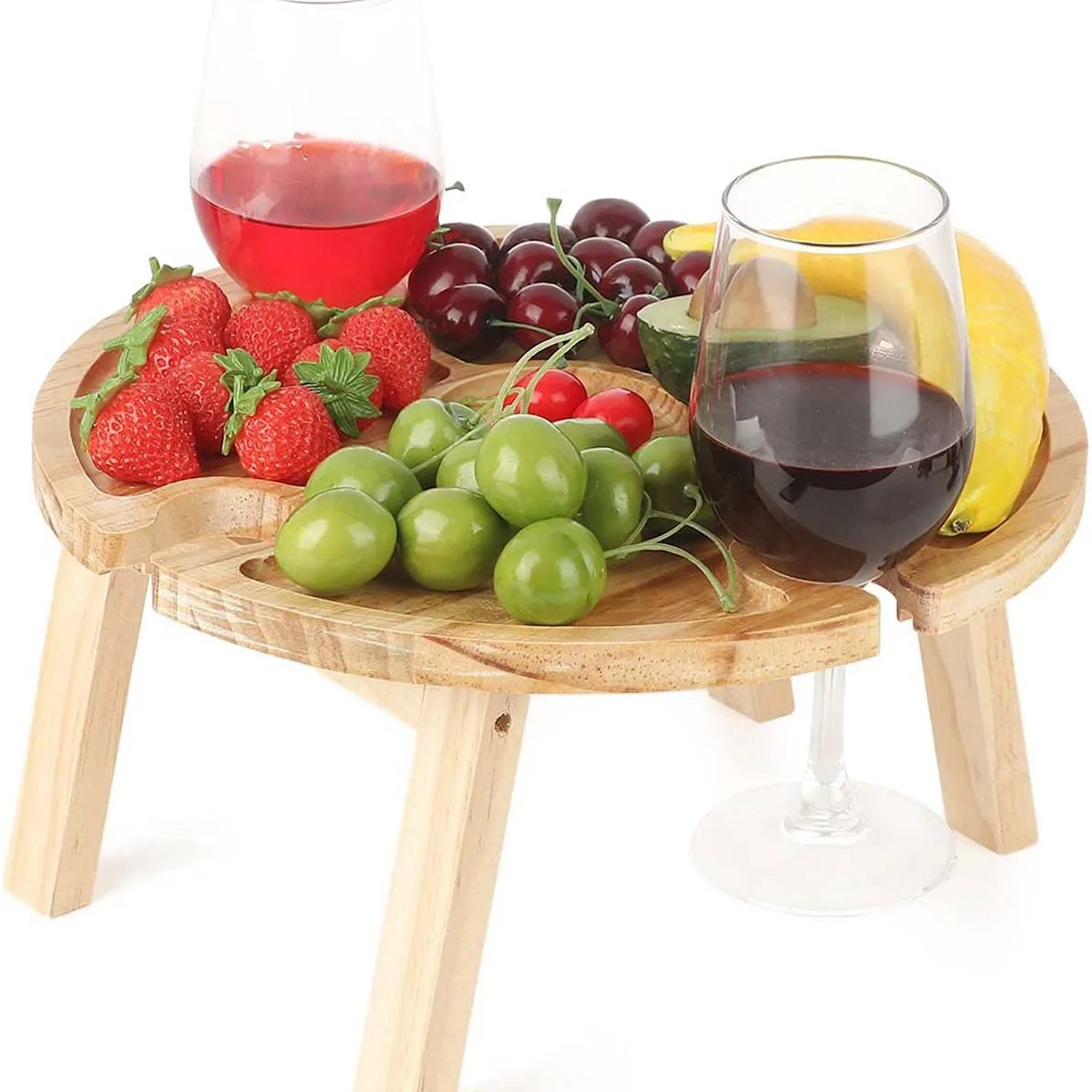 Outdoor Wine Table Camping Beach Folding Table 30cm Outdoor Picnic Foldable Portable Wine Table