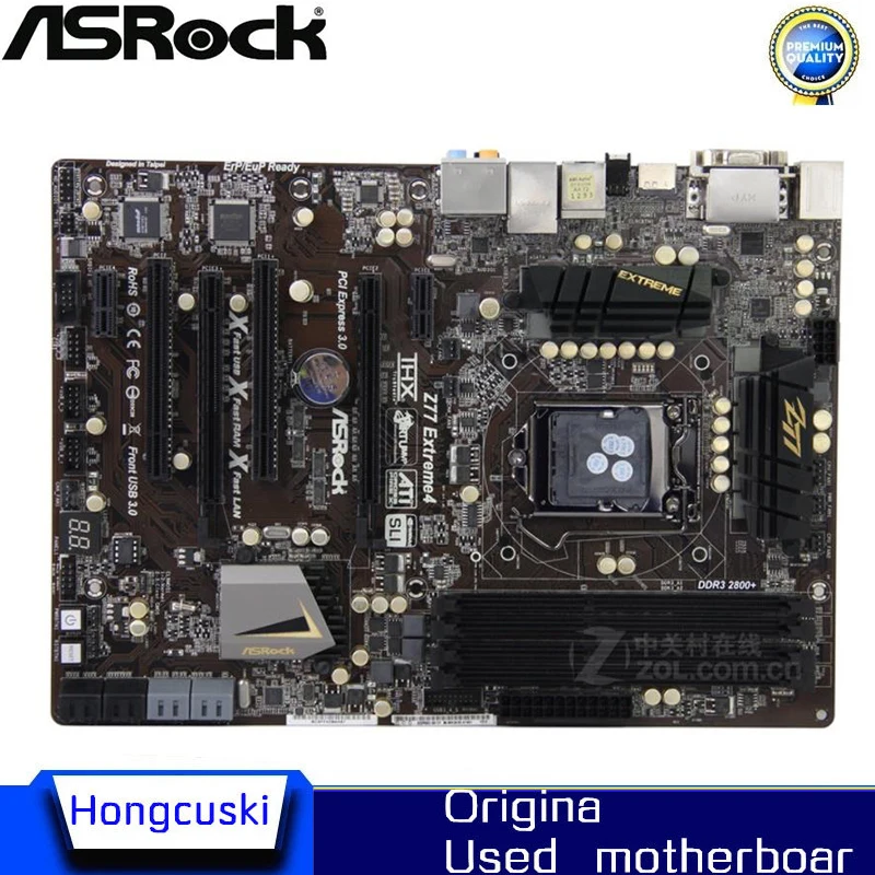 

Used Mainboard For ASRock Z77 Extreme4 Computer Motherboard LGA 1155 DDR3 32G For Intel Z77 Z77M Original Desktop