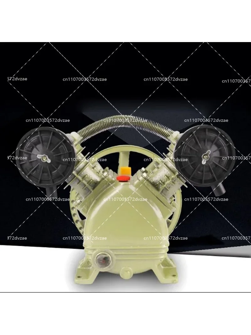 1.1KW Double Cylinder Industrial Air Compressor High Pressure Pump Head Piston for Air Pumping