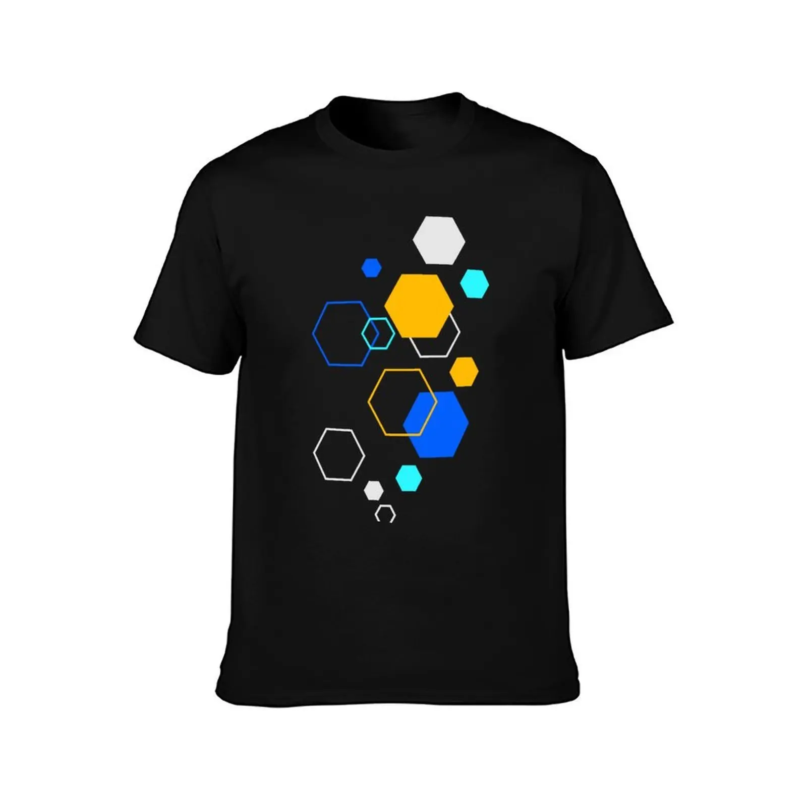 hexagons are the bestagons sticker T-Shirt Comfortable Basic Crew Neck Tee T-Shirt