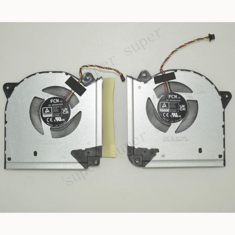 S+   New For Asus G733CW G733CX CPU GPU Cooling Fan  DFSCL42P165937 DFSCL42P065937