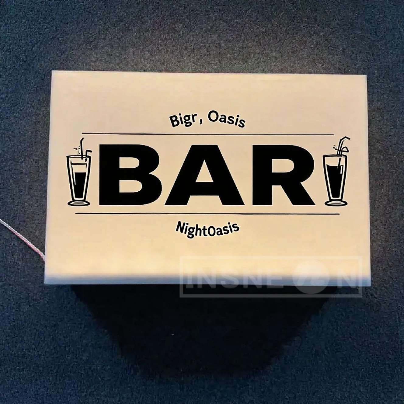 Custom Business Sign Acrylic Signage Light Outdoor Waterproof Led Signs Stores Neon Letters Luminous Logo Full Lit Box Bright