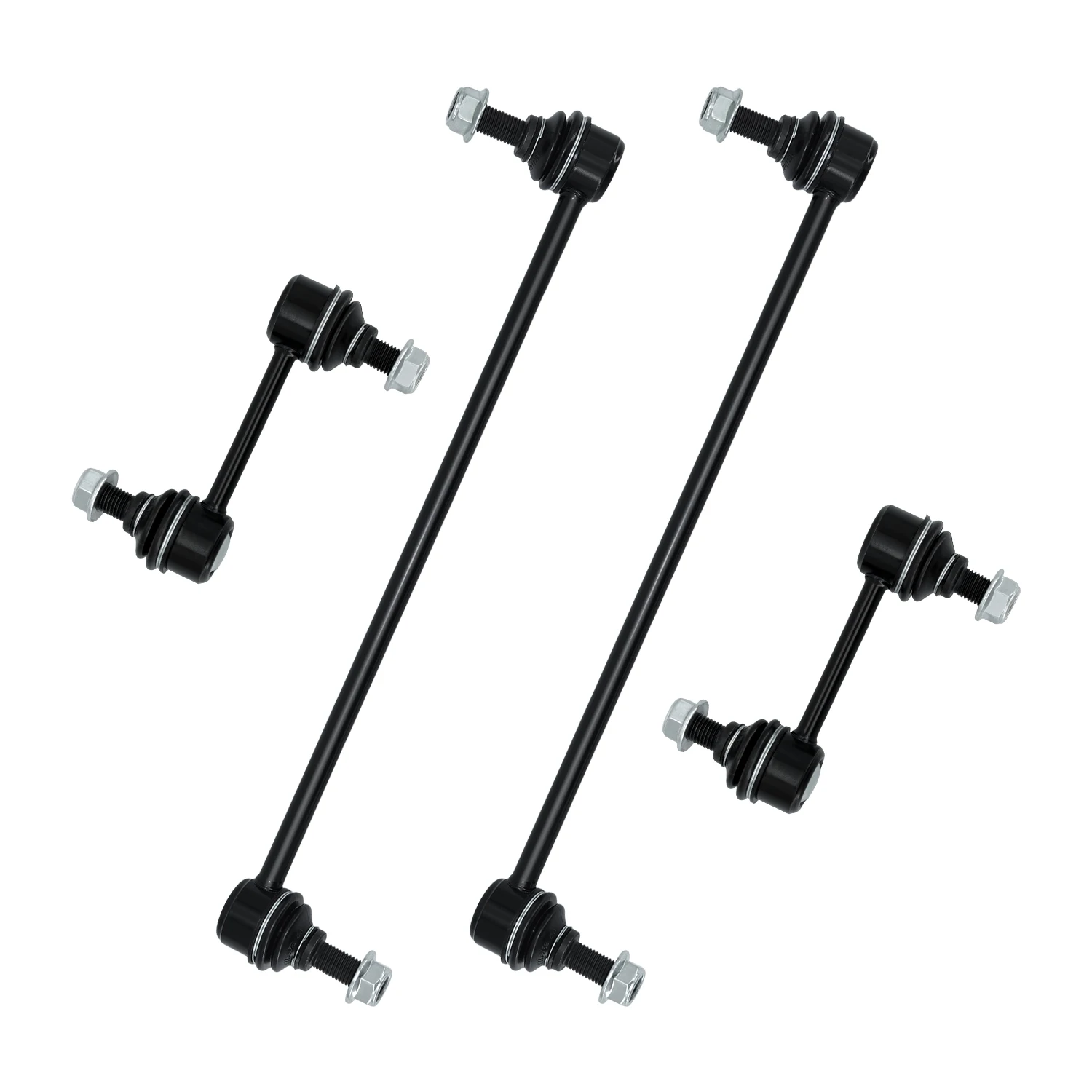 TOPICKSAP 4Pcs Front Rear Sway Bar End Link for Kia Sorento 2011-2013 Hyundai Santa Fe 2007-12 Veracruz 2007-12 K750279 K750204