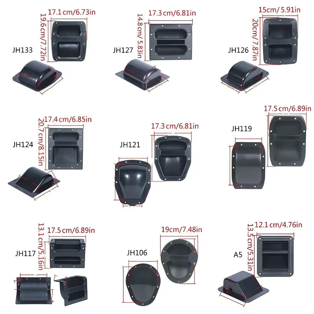 1Pcs ABS Speaker Cabinet Pull Handle Thickened Multiple Models Stage Audio Equipment Handle Easy Carrying Installation - view 6