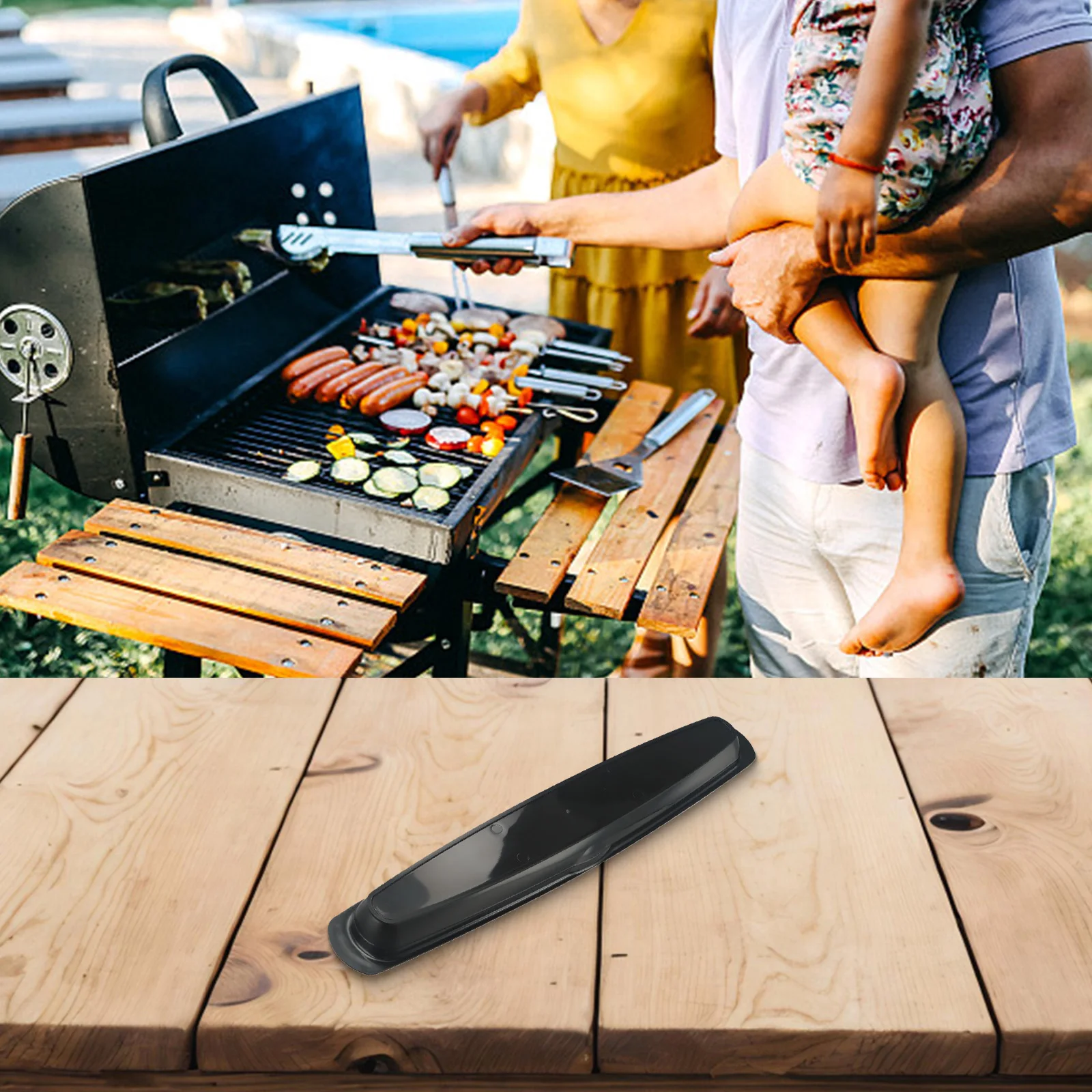 1/2 pçs grill coletor de graxa gotejamento pan grande capacidade 14.5 Polegada para george para capataz coletor óleo bandeja gotejamento acessórios para churrasco