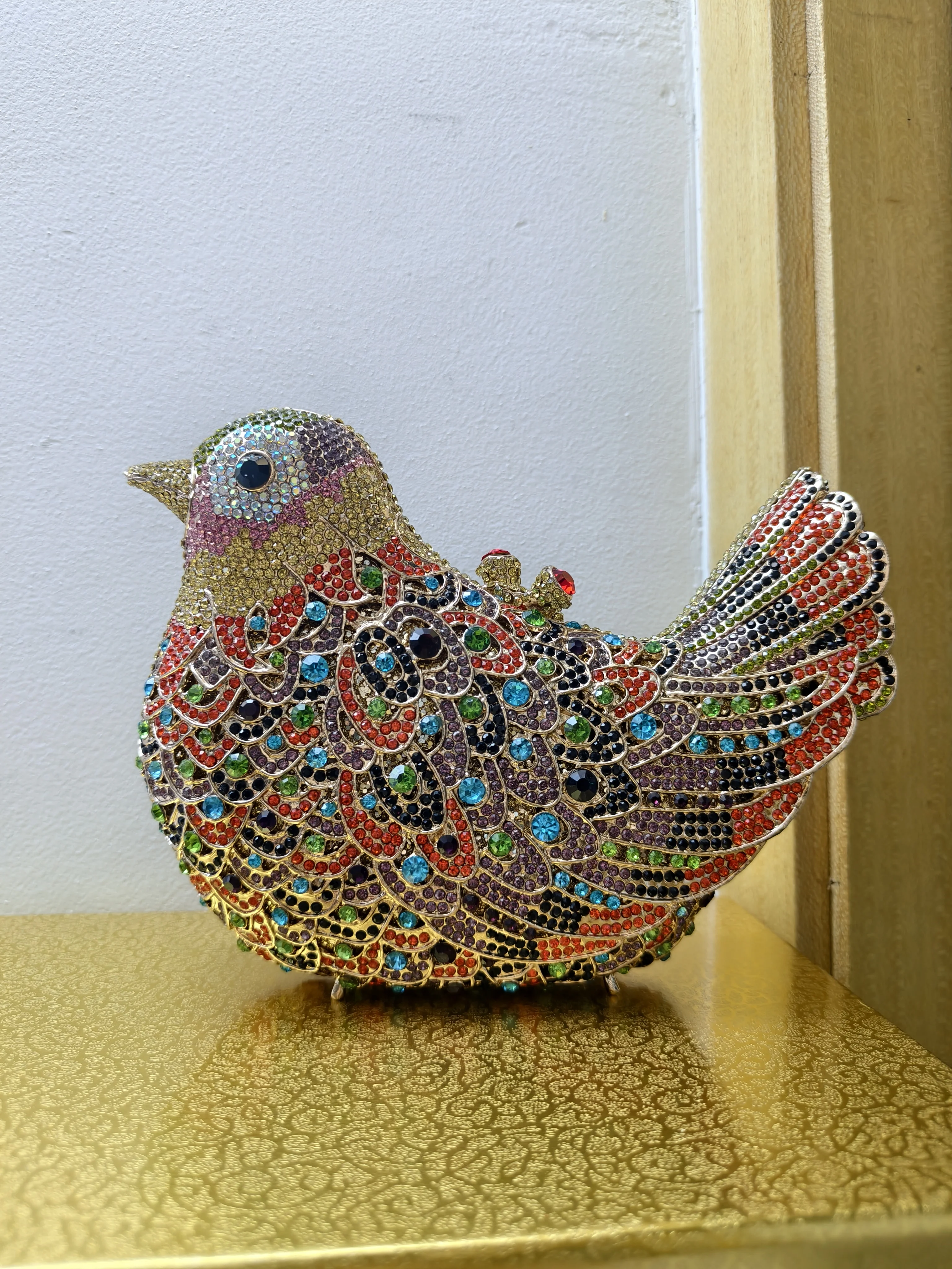 جديد حجر الراين مخلب محفظة المرأة أنيقة حفل زفاف العروس حقيبة حفلة موسيقية مساء حقيبة يد سباركلي كريستال الماس هدية عيد ميلاد #3