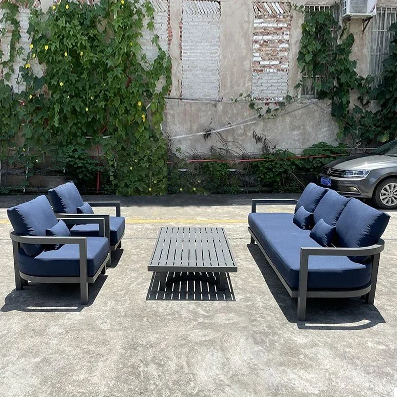 0utdoor Furniture Garden Line Patio Furniture Aluminum Sofa Set Poolside Garden Set