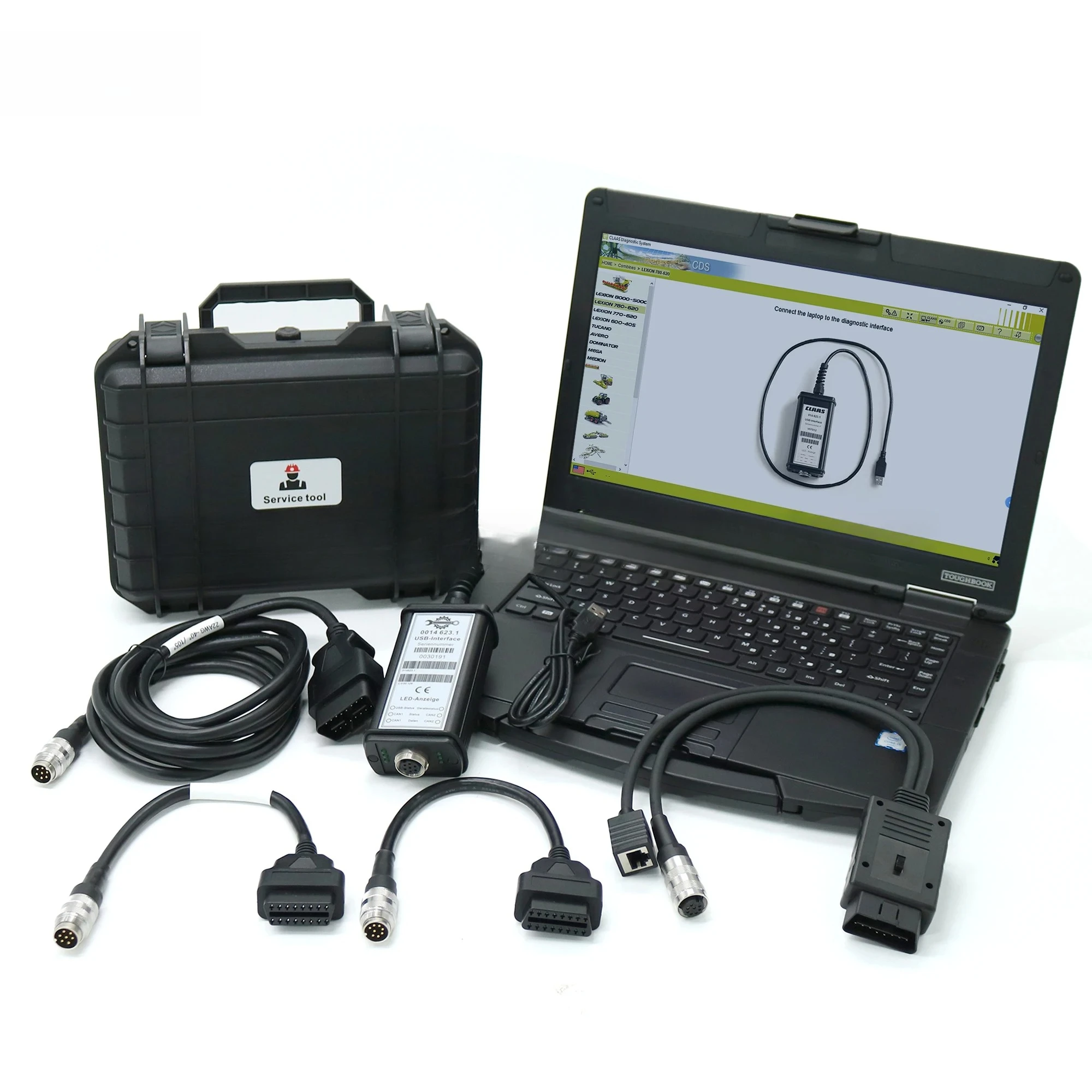 2025 for CLAAS CANBUS MetaDiag Interface agriculture construction truck tractor For CLASS diagnostic tool + laptop CF53