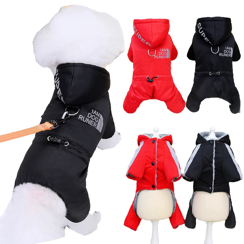 Winter Warm Dog Jumpsuit Waterproof Jacket for Small Medium Pet Dogs Snowsuit Puppy Chihuahua Bulldog Outfits Winter Clothes