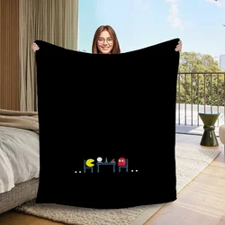 Pac Man Fluffy Soft Blankets & Throws Sofa Blanket for Sofas Microfiber Bedding Thin Wadding Blanket King Size Home Interior