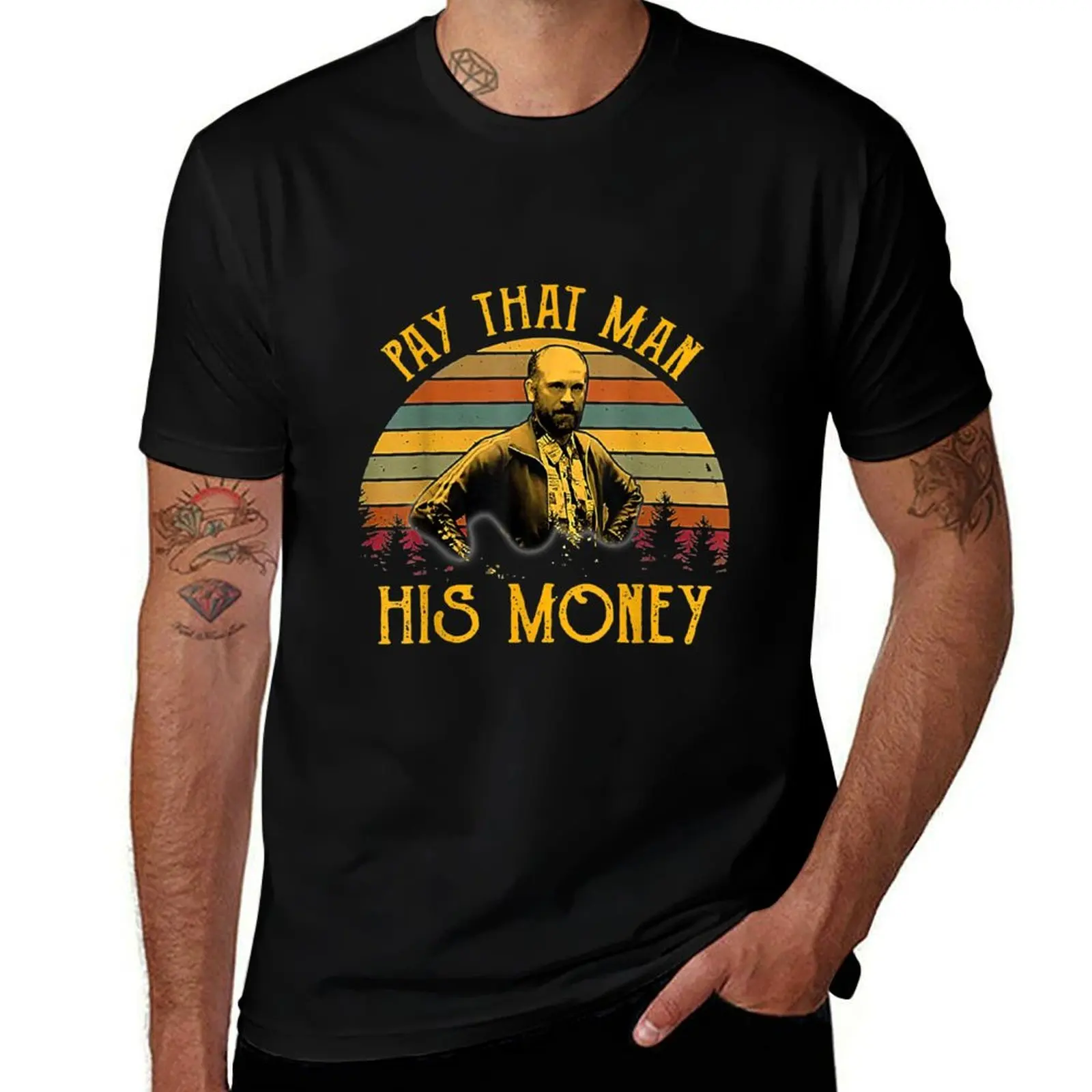 Pay That Man His Money funny Vintage T-Shirt anime t shirts Anime t-shirt designer t shirt men