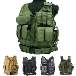 Tactical Vest Men Outdoor Hunting Waistcoat Airsoft Sport Paintball Body Armor