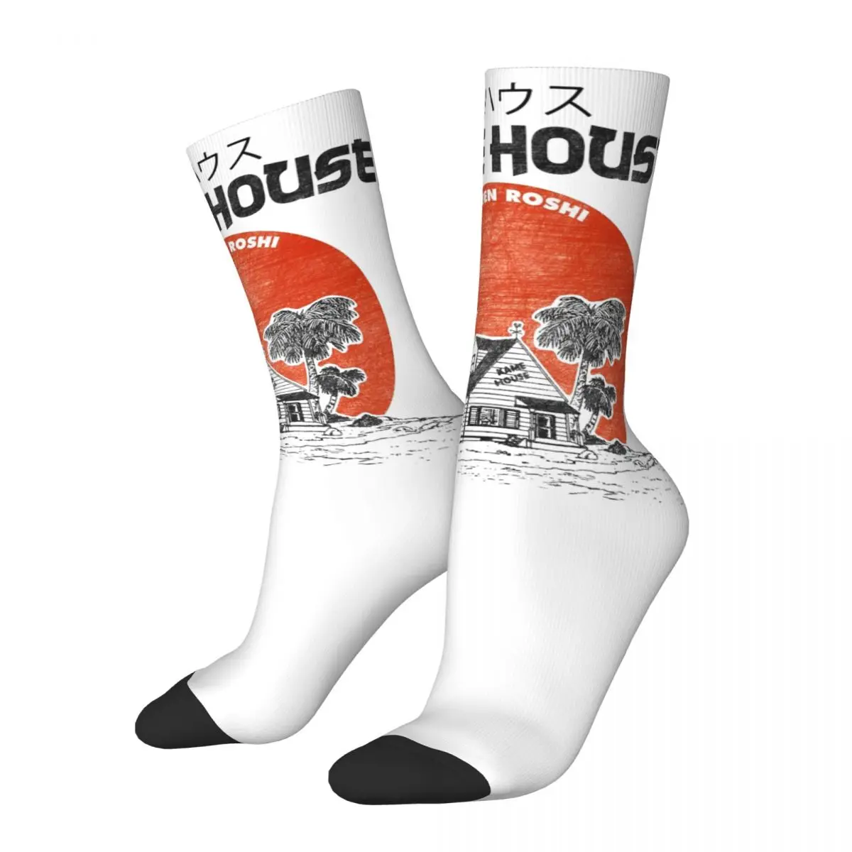 Unisex DBZ Kame House Turtle Island Cartoon Anime Socks Cotton Casual animation Socks Crazy Accessories Middle TubeSocks