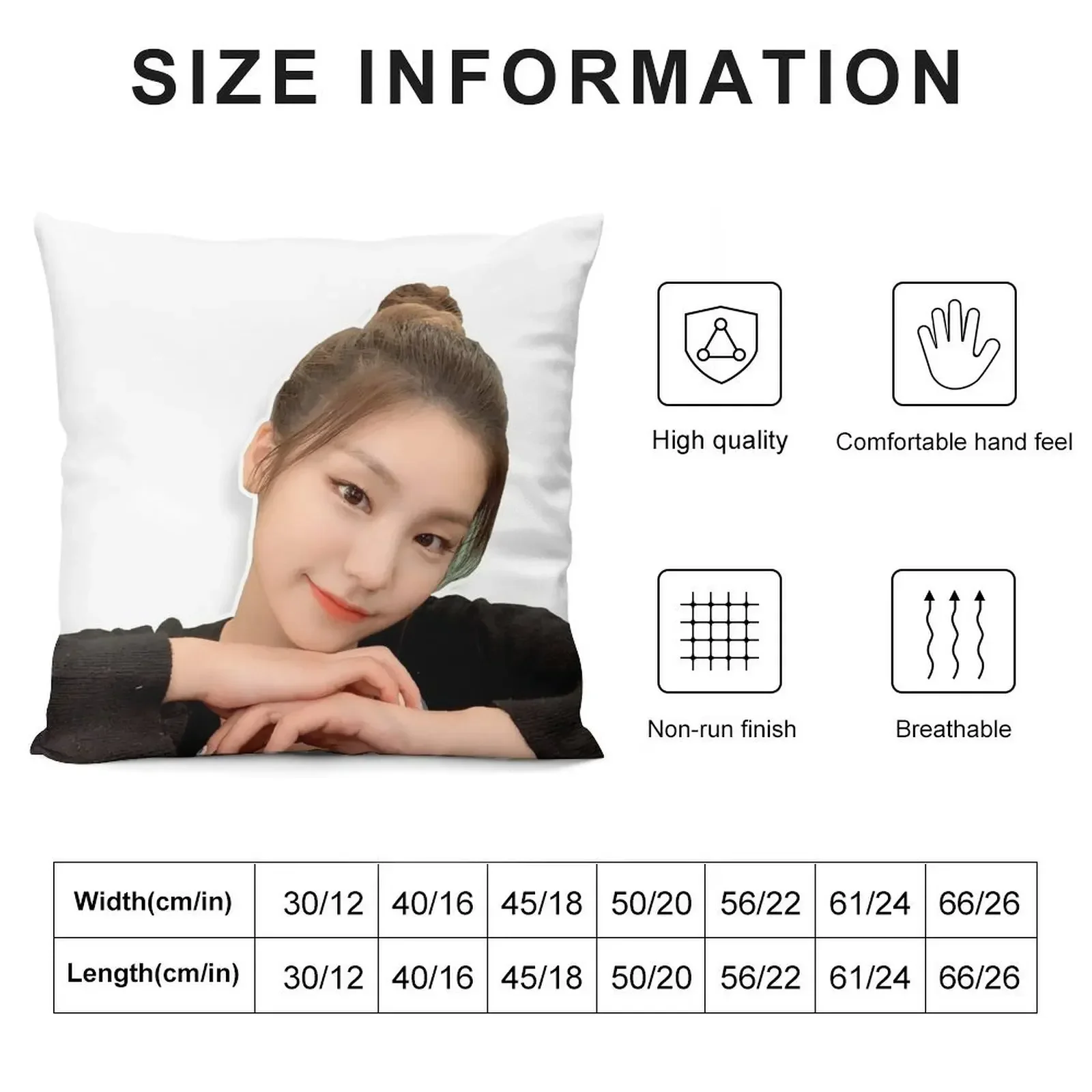 Itzy - Yeji Kpop Throw Pillow Pillowcases Couch Cushions luxury home accessories Sofa Covers For Living Room pillow