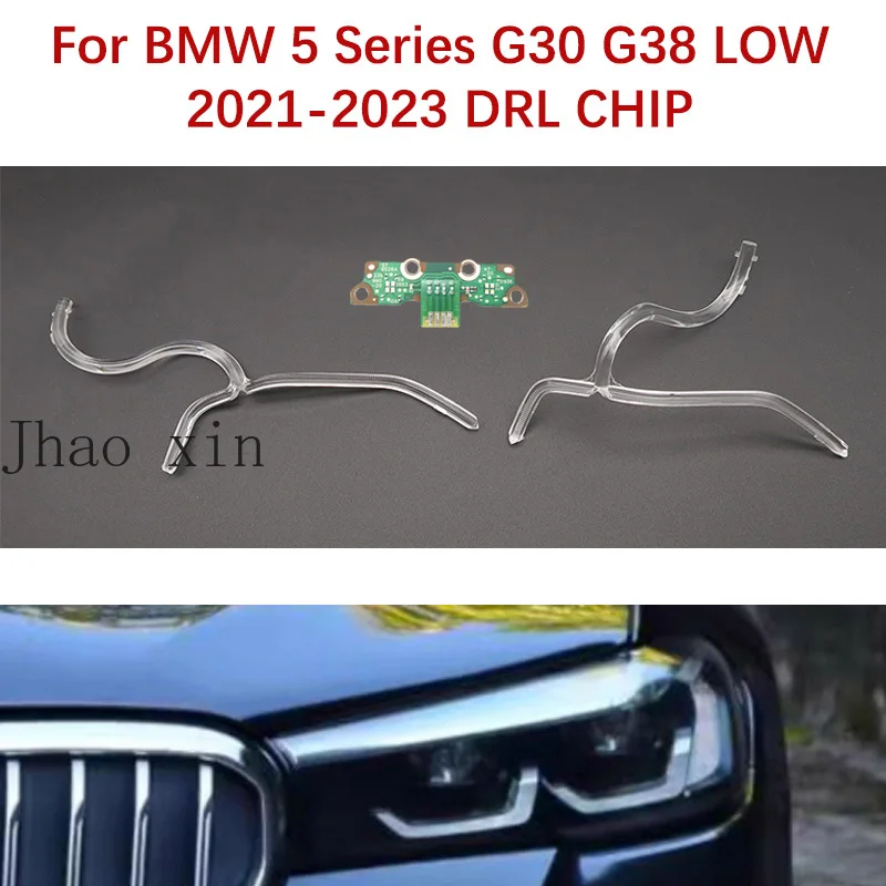 

Дневные ходовые огни для BMW 5 серии G30 G38, светодиодные ленты DRL, 2021-2023, белые, с эффектом «ангельские глазки», балластные лампы-трубки