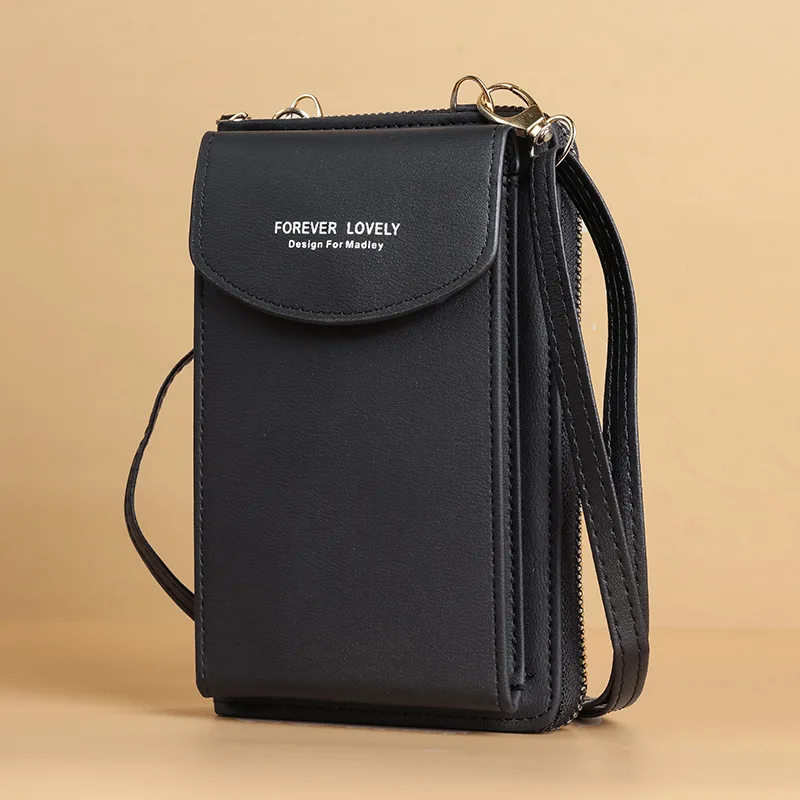 Pequenos sacos de ombro crossbody para mulheres, couro PU, saco do bolso do telefone celular, bolsa das senhoras, garras de cartão, carteira, sacos do mensageiro