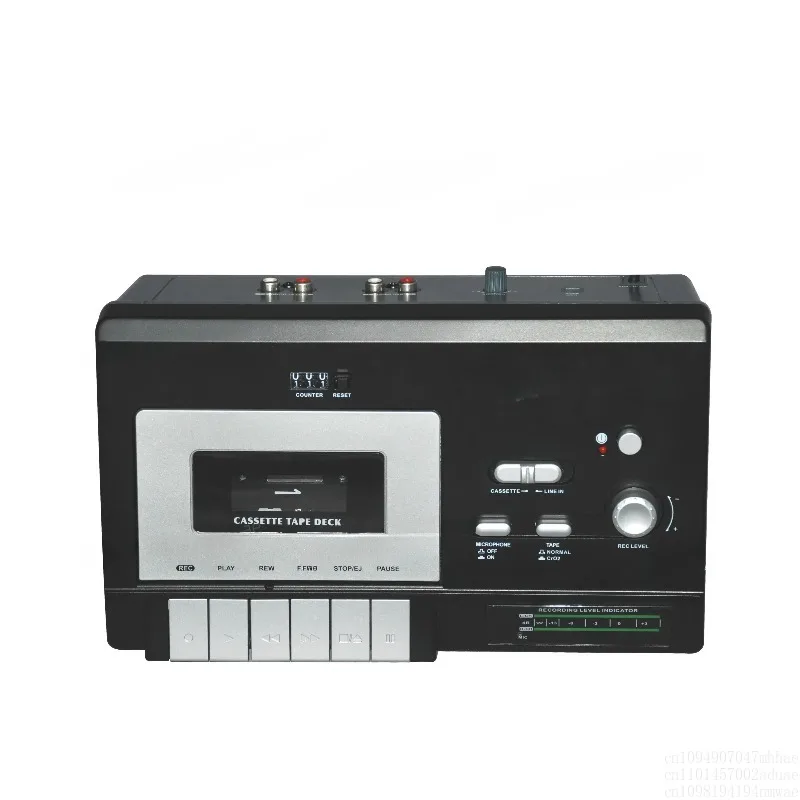 Hot Sale Multi-function High Quality Portable with AM/FM Radio Built in Monaural Speaker, Stereo Cassette Recorder, Tape Player