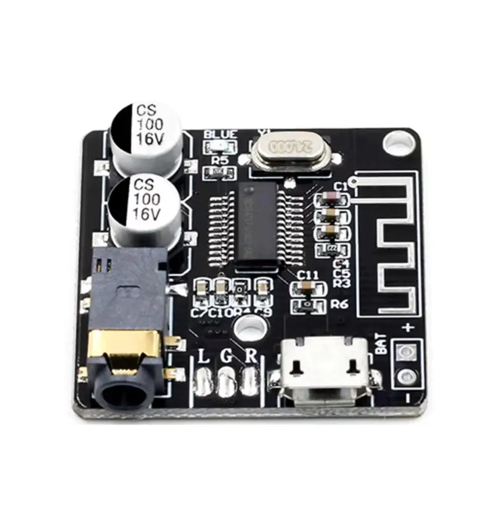 1-5pcs VHM-314 Bluetooth Audio Receiver Board Bluetooth 5.0 MP3 Lossless Decoder Board Wireless Stereo Music Module 3.7-5V