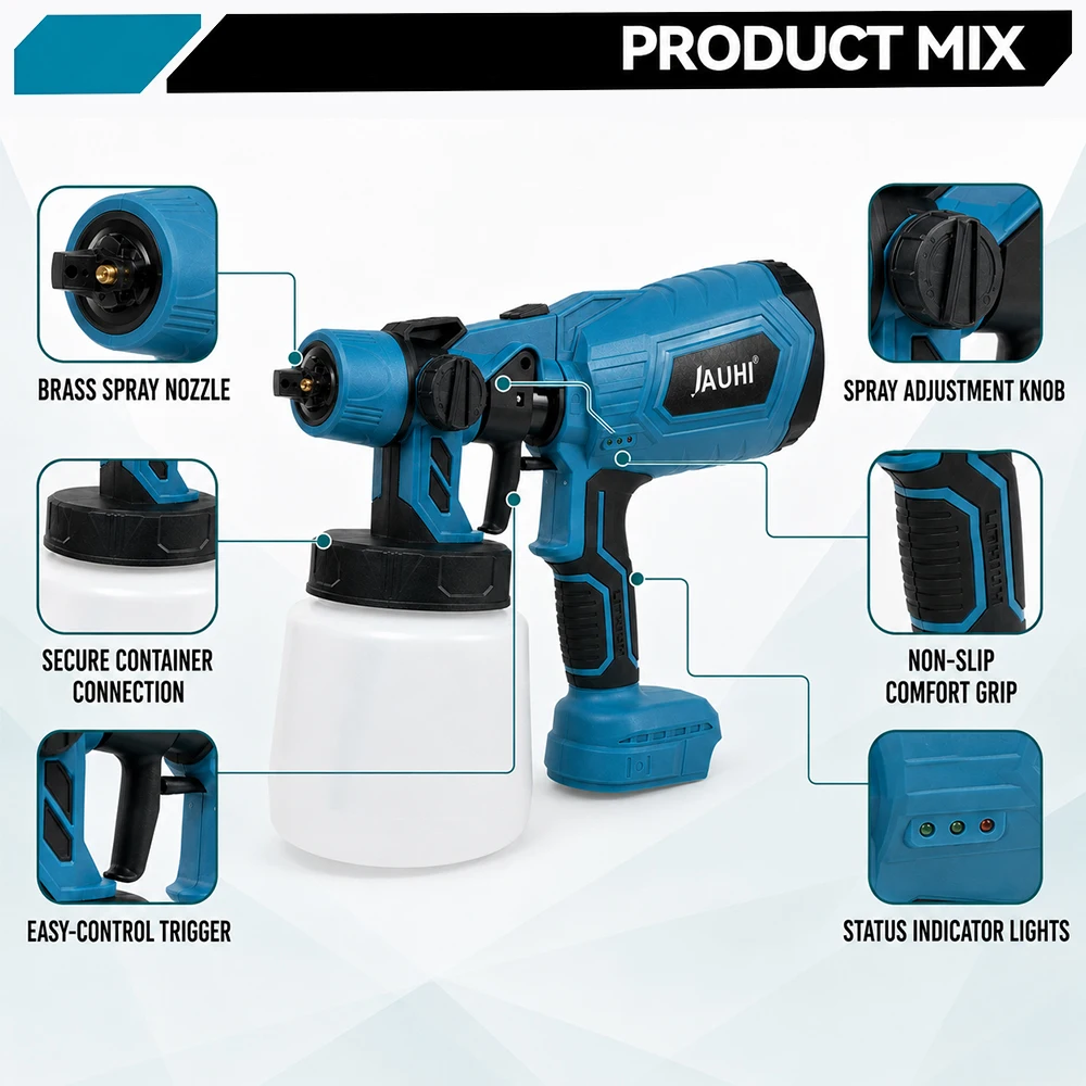 ปืนพ่นสีไฟฟ้าไร้สายขนาด 1000 ม - Heat Gun Paint Strip บทวิจารณ์และราคา