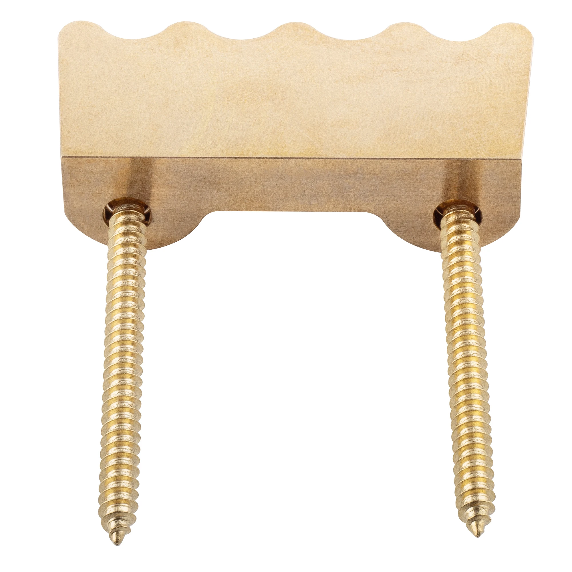 Musiclily-garra trémolo de latón ultra resistente para guitarra eléctrica, puente trémolo, color original