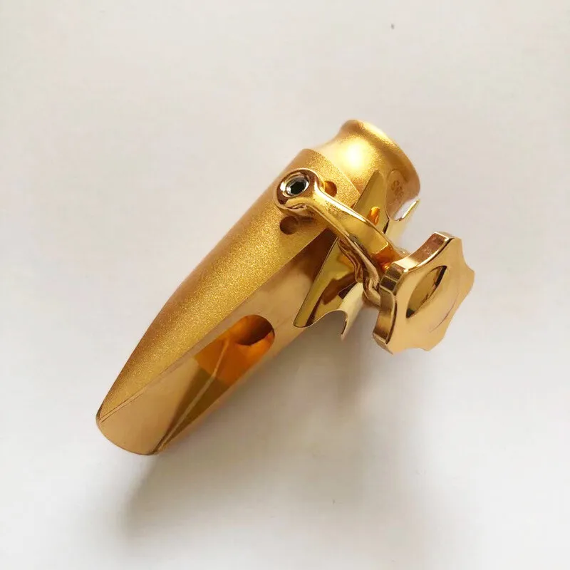 

Gold-plated Soprano Saxophone Mouthpiece U-shaped Tip Size 5-8 # Brand New