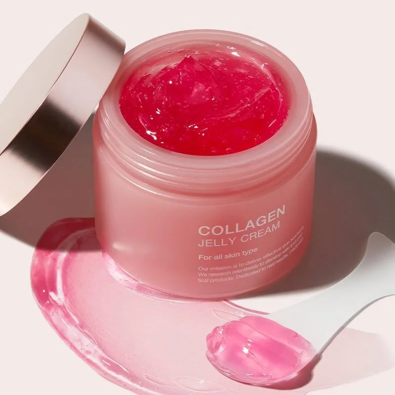 100g Jelly Face Cream Collagen Soft Nourishing Moisturize Face Shrinks Pores Remove Comedones And Face Toner Korean Skin Care