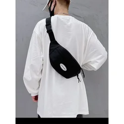 Canvas Shoulder Bag For Men Casual Style Simple And Fashionable Student Crossbody Phone Bag For Men And Women