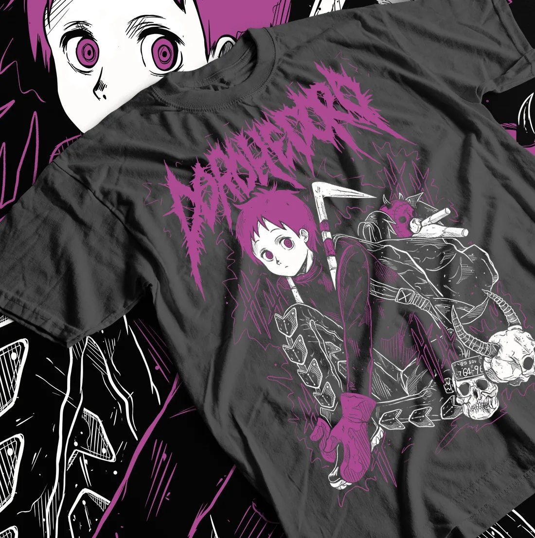 

Noi Kaiman Nikaido Horror Anime Gift Shirt Dorohedoro Ebisu T-Shirt All Sizes