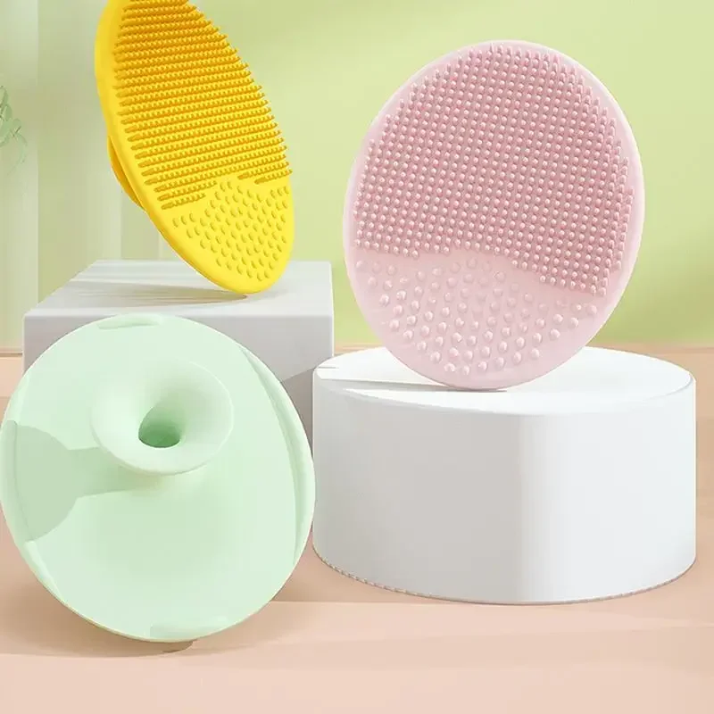 

Infant Bathing Silicone Soft Shampoo Brush for Baby 1pcs Silicone Kids Shower Brush Head Hair Washing Massage Brushes Wipe Comb